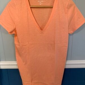 V-Neck Coral Women's Top